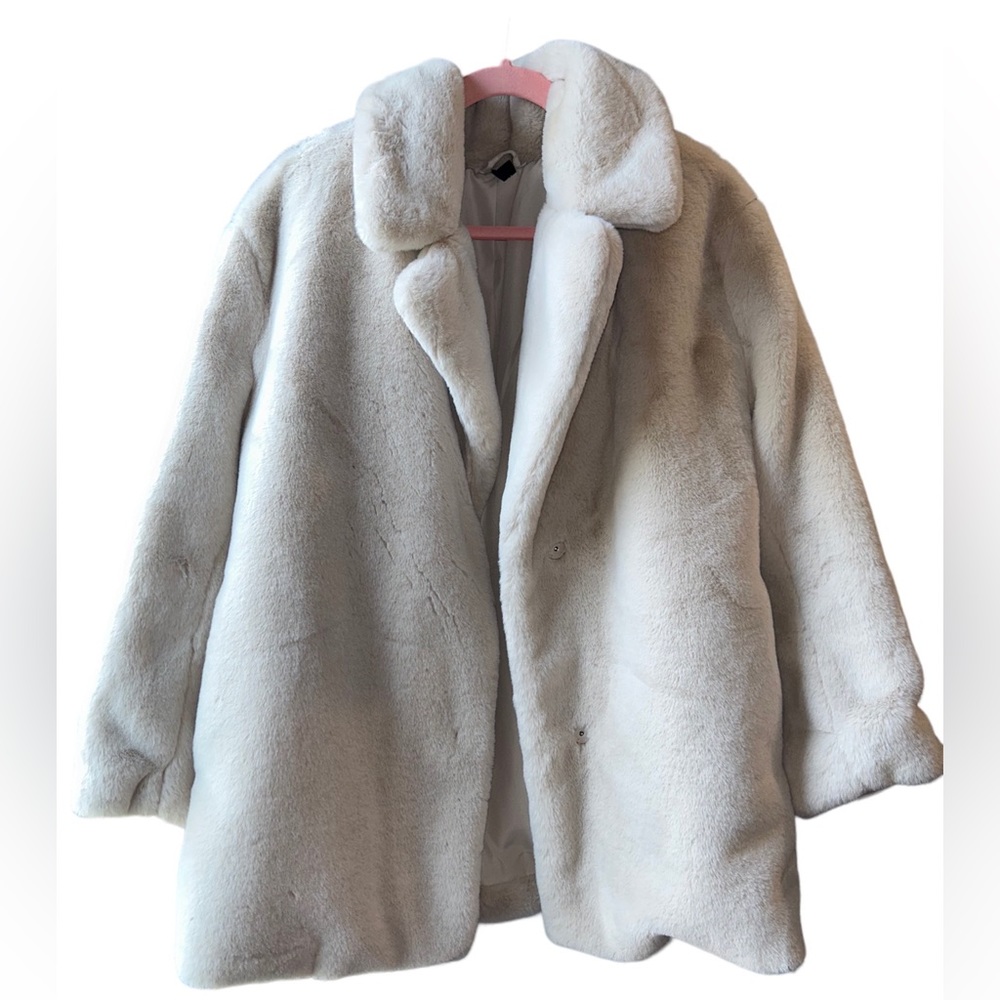 Faux fur coat